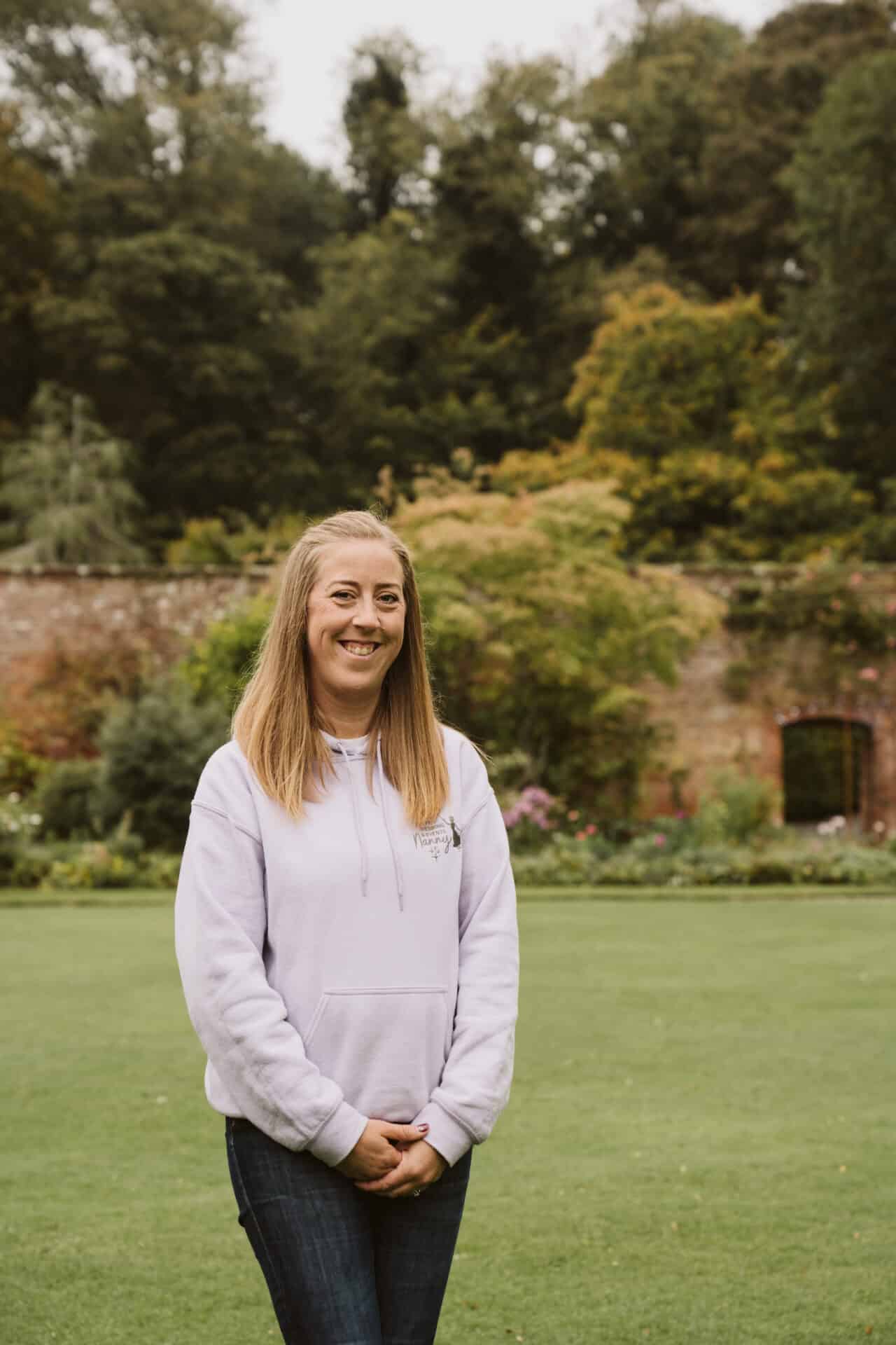 Catherine Nicholson, professional wedding nanny and founder of The Wedding & Events Nanny, photographed at Ballyscullion Park in Northern Ireland