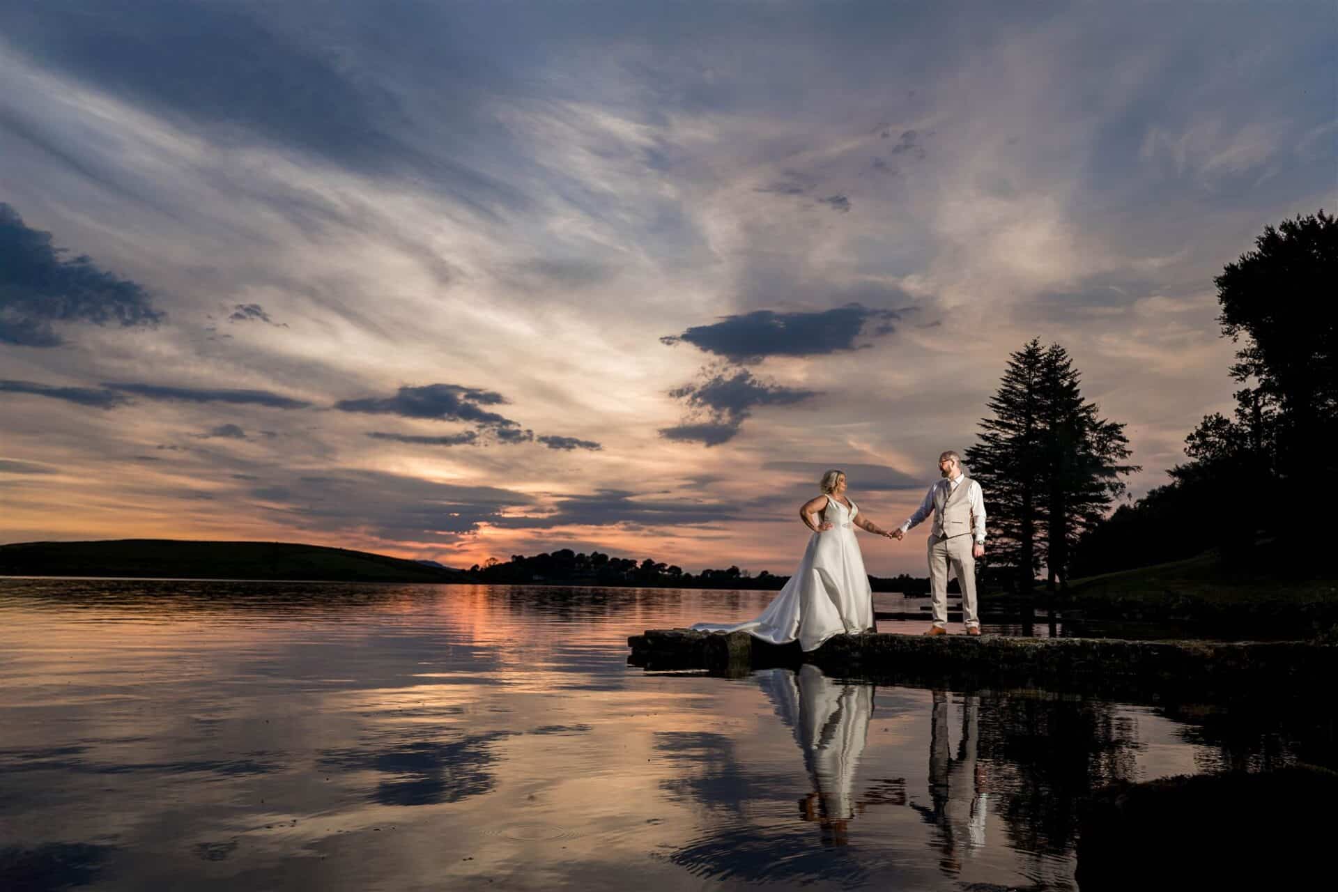 Incredible Sunsets at the Lake near Manor House Country Hotel - Great for wedding photos