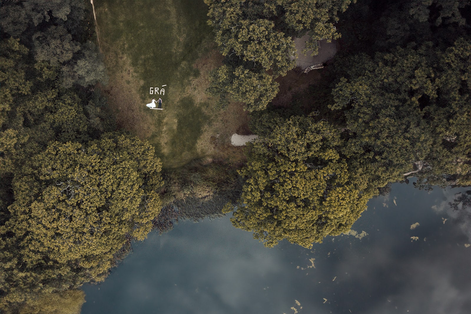 Drone wedding photographer in Northern Ireland