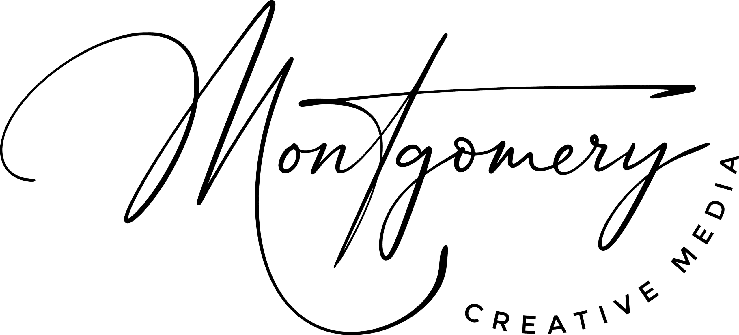 Text logo: "Montgomery Creative Media" in bold, stylized black font on a transparent background.